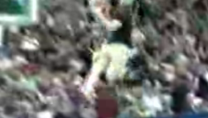 Dude Attempts a Slam Dunk . . . and Fails